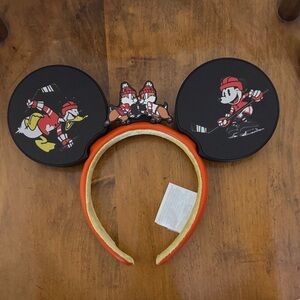 Disney Hockey Themed Mickey Ears Headband
